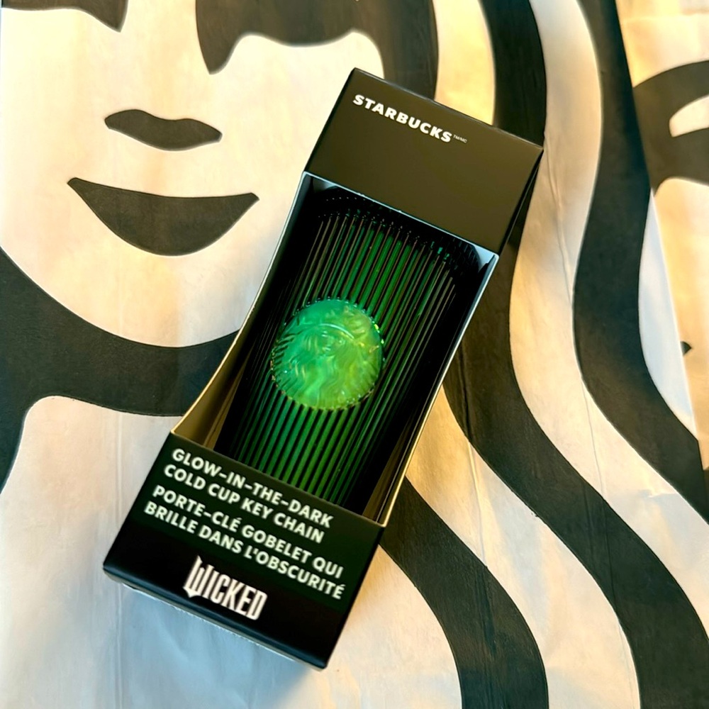 Starbucks wicked glow and dark keychain